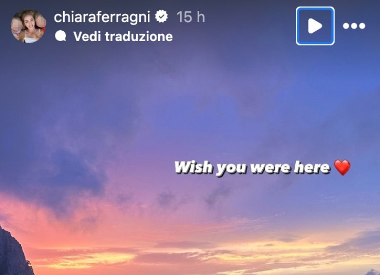 Dedica di Chiara Ferragni